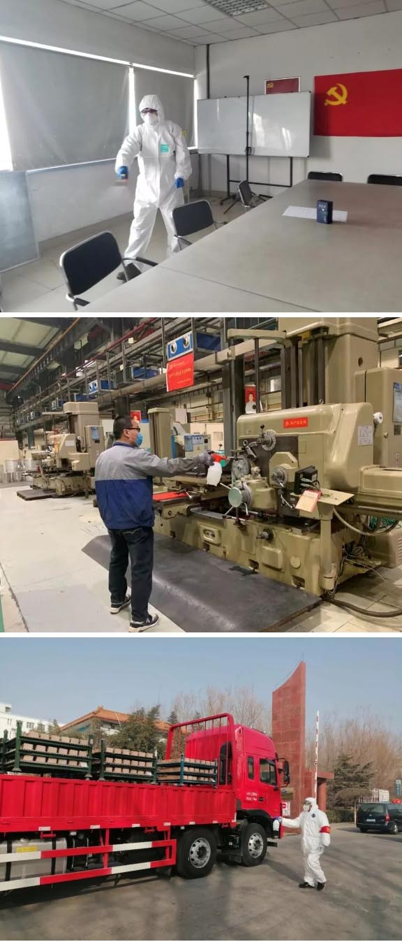 公共區域、生產車間：消毒、消毒、消毒