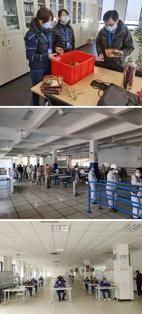 員工就餐：分開、分開、分開